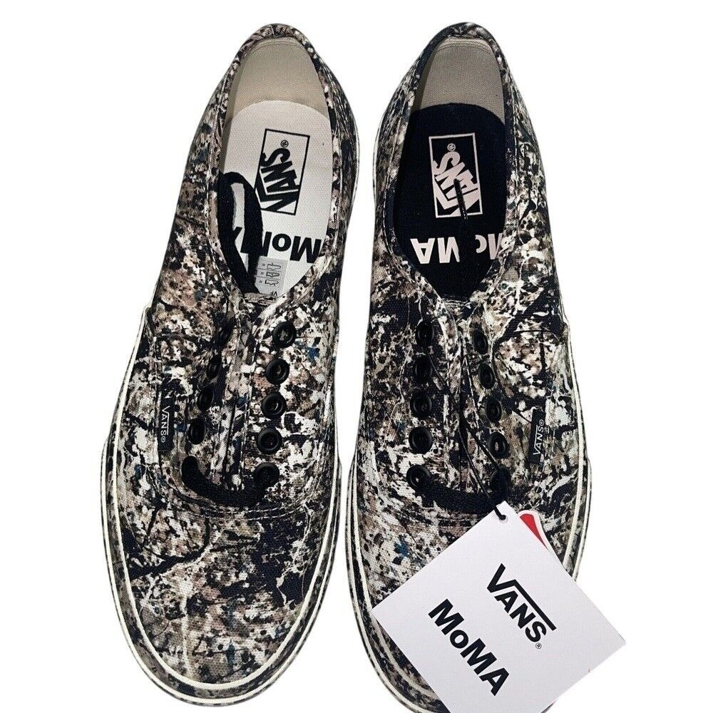 Vans Sneakers x MoMA Jackson Pollock Authentic Women 5 Limited Edition New